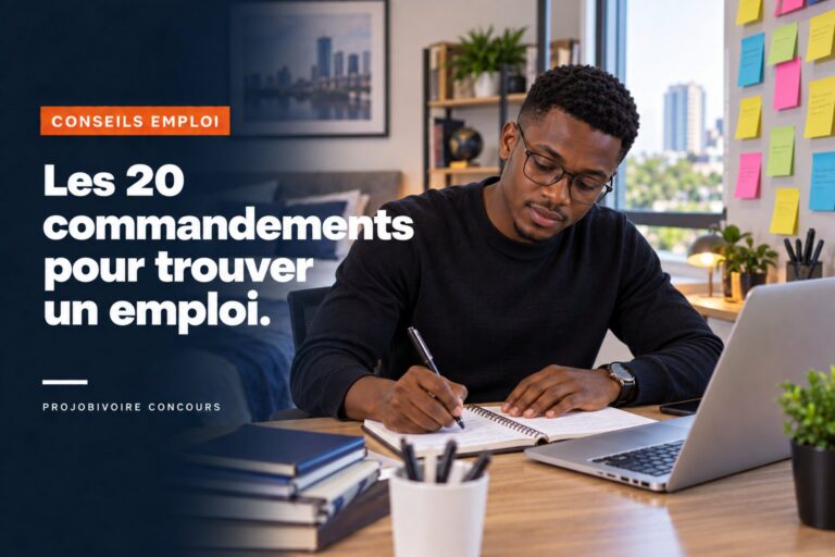 Les 20 commandements pour trouver un emploi