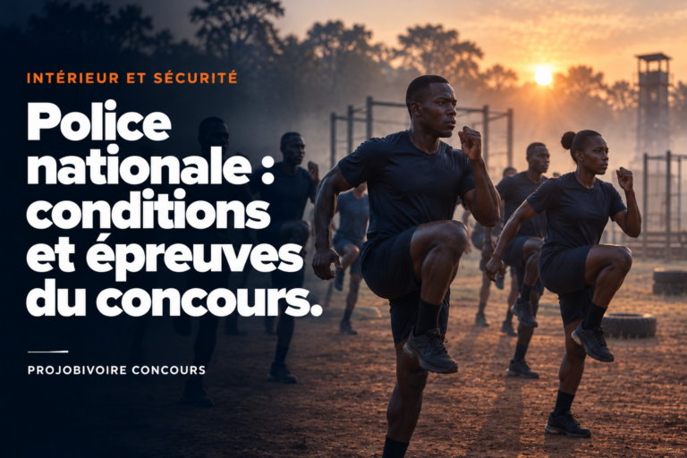 Concours de sous-officier de police nationale