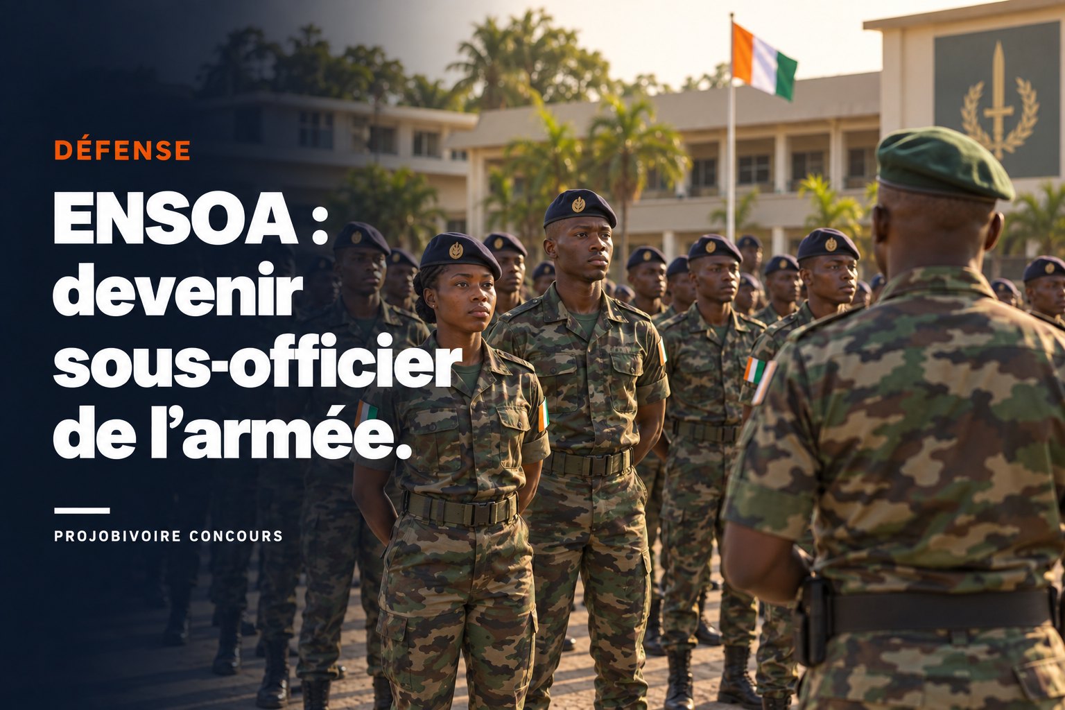 Concours ENSOA : devenir sous-officier de l’armée, conditions et épreuves