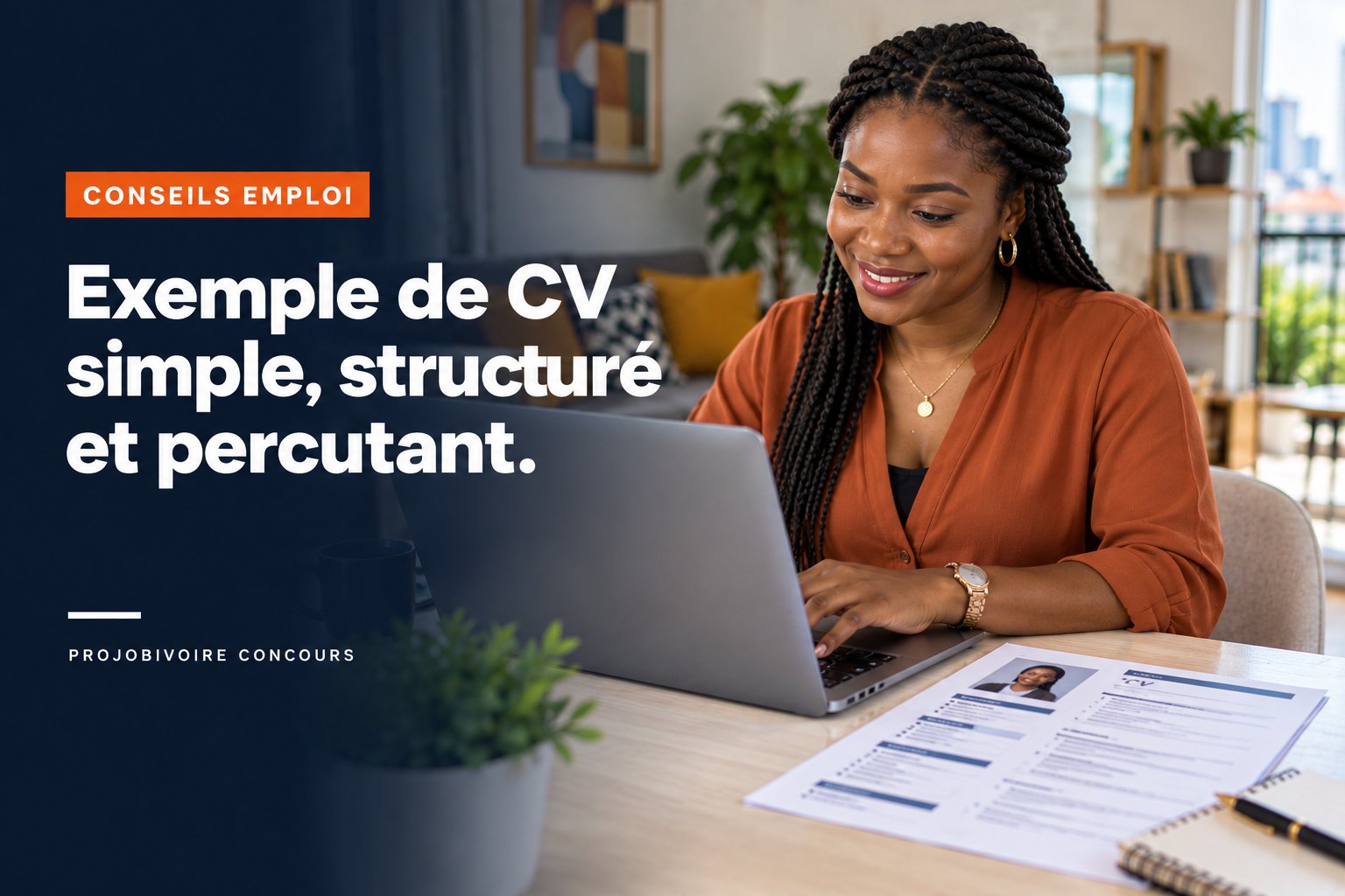 Exemple de CV simple, structuré et percutant (modèle commenté)