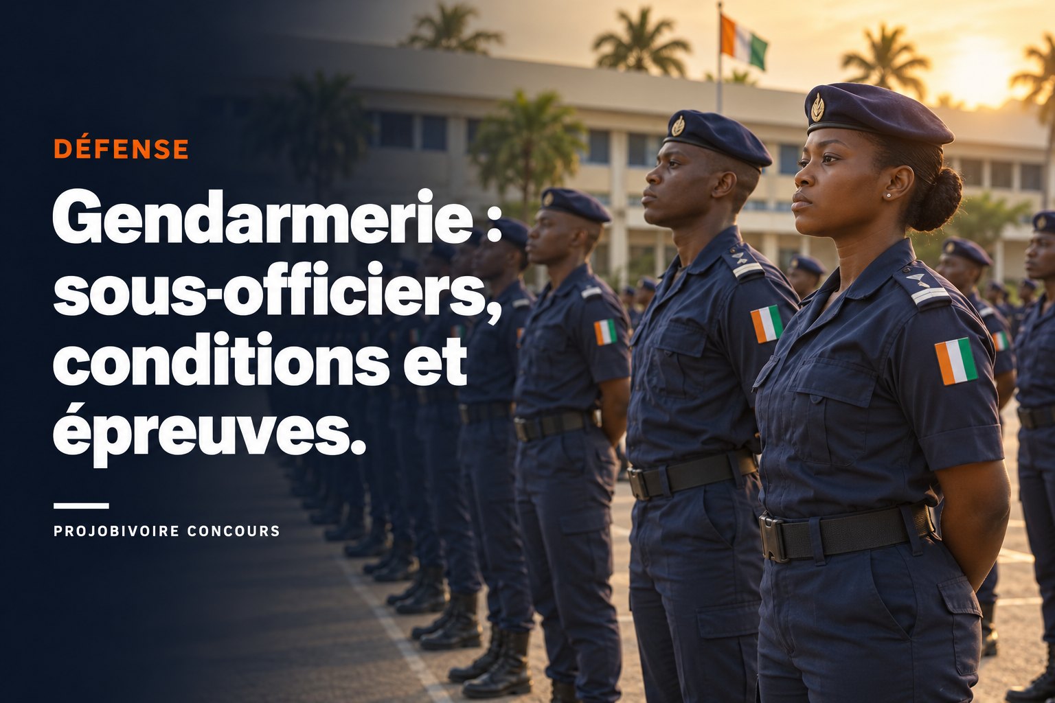Concours de sous-officiers de la Gendarmerie : conditions, épreuves et budget