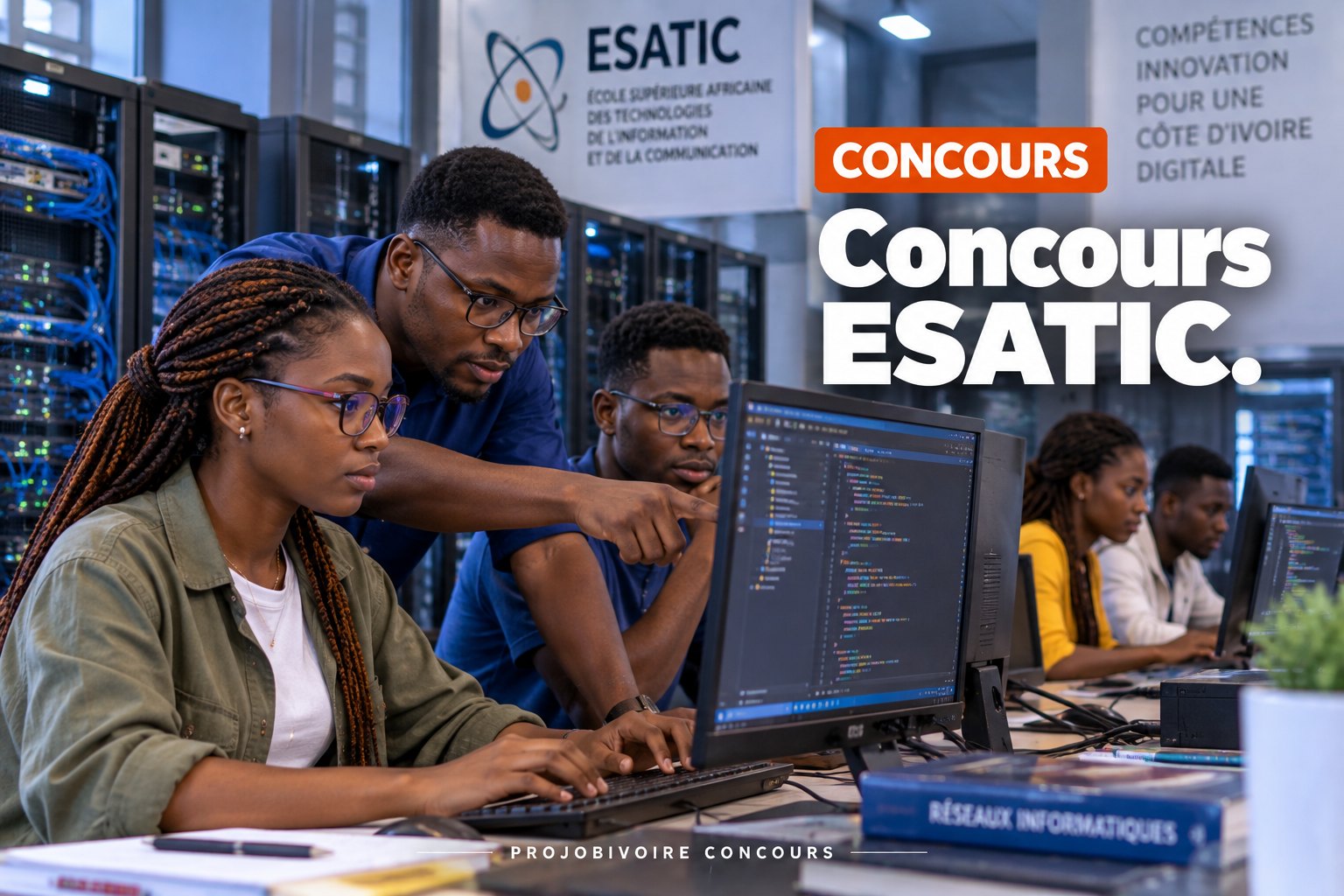 Concours ESATIC : 300 places en licence et master du numérique