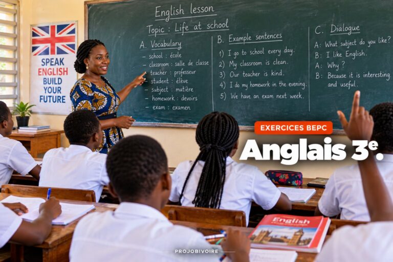 Anglais 3e