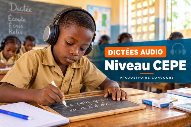 Dictées audio : Niveau CEPE