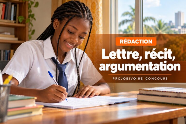 Rédaction : Lettre, récit, argumentation