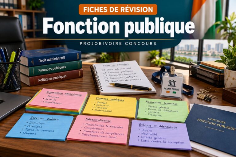 Fiches de révision : Fonction publique