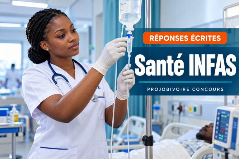 Réponses écrites : Santé INFAS