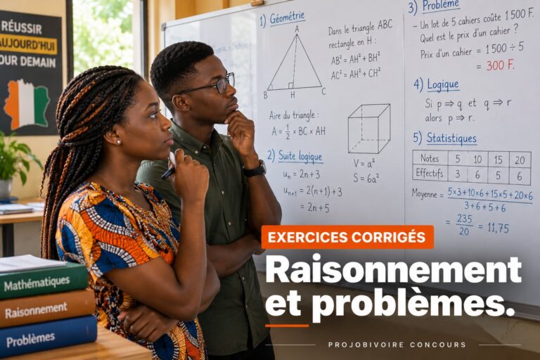 QCM corrigés : Raisonnement et problèmes
