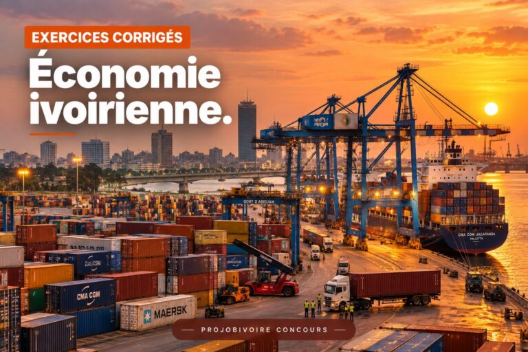 QCM corrigés : Économie ivoirienne