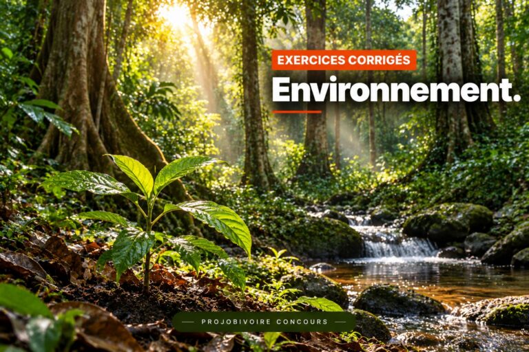 QCM corrigés : Environnement