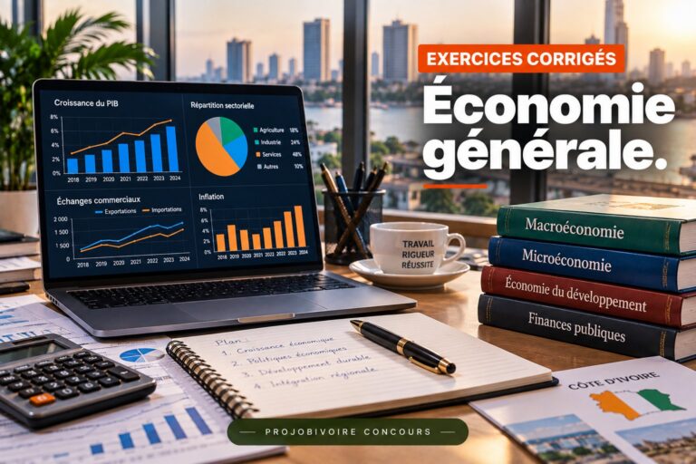 QCM corrigés : Économie générale