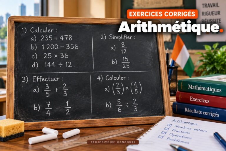 QCM corrigés : Arithmétique