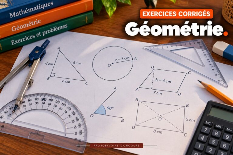 QCM corrigés : Géométrie