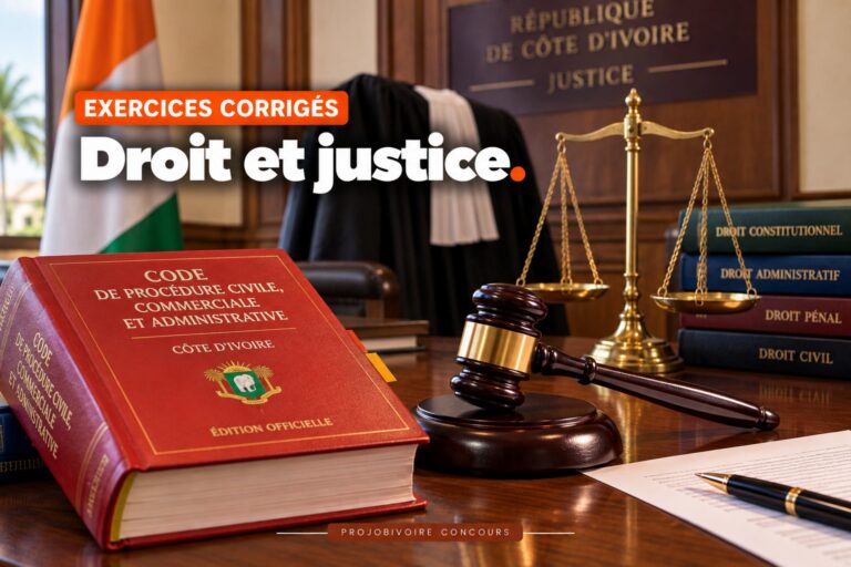 QCM corrigés : Droit et justice