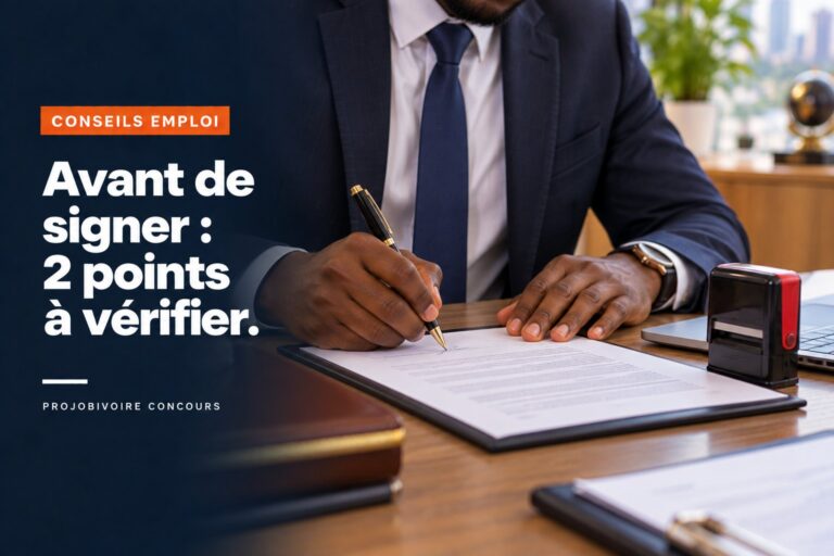 Recrutement : 2 points essentiels à vérifier avant de signer