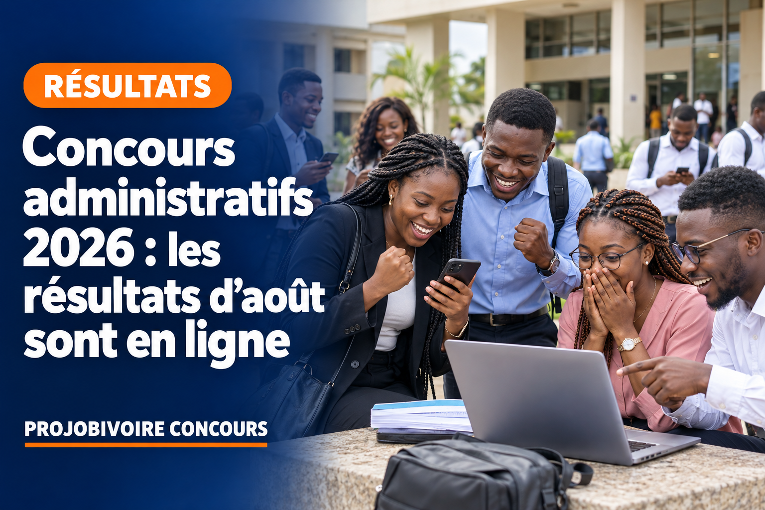 Concours administratifs 2026 : les résultats d’août sont en ligne